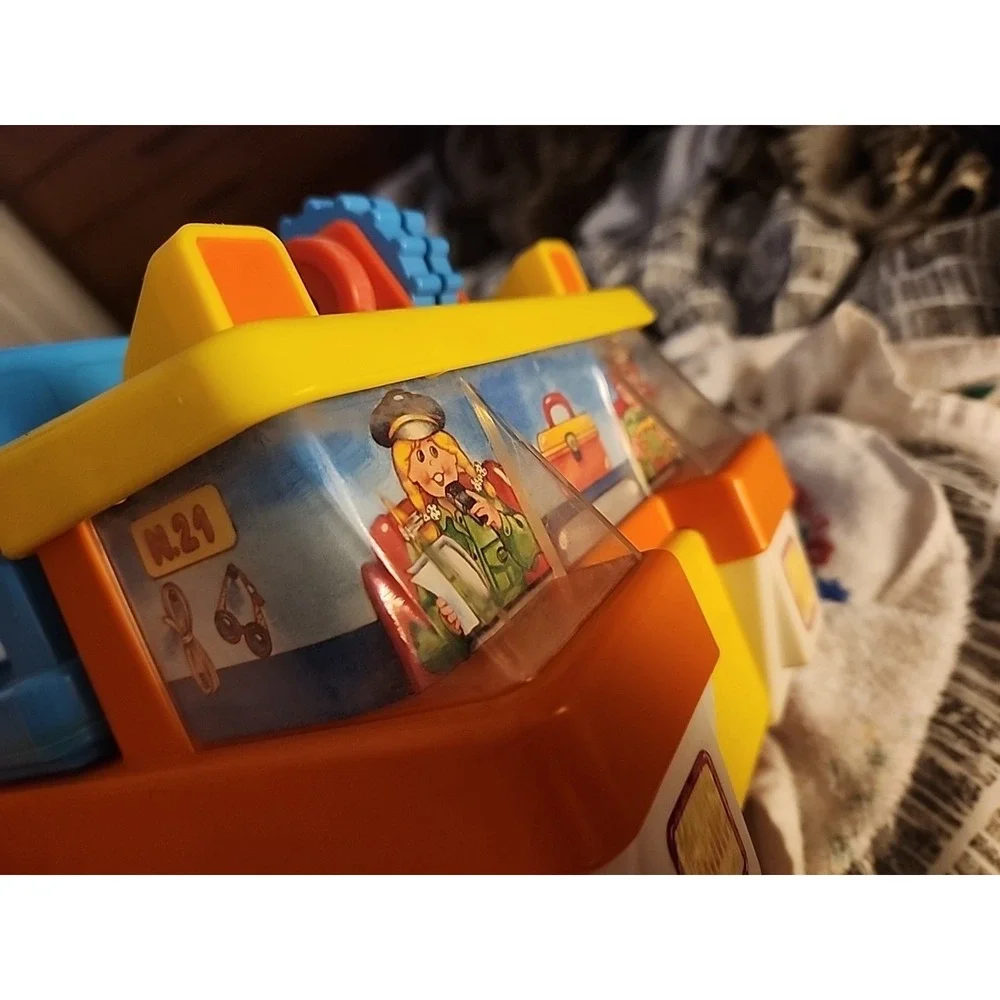 Vtg 80's Rare Chicco The Big Hook Utility Toy Vehicle Excell Cond See Photos 12